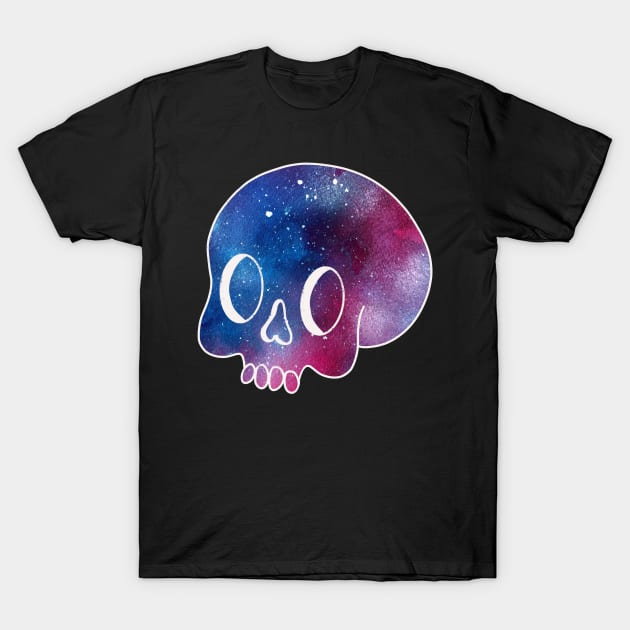 Galaxy Skull T-Shirt by Cadva